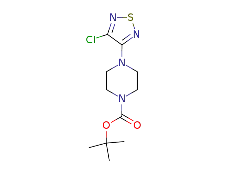 4-(4-chloro-[1,2,5]thiadiazol-3-yl)piperazine-1-carboxylic acid tert-butyl ester