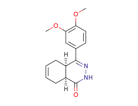 cis-(+/-)-4-(3,4-dimethoxyphenyl)-4a,5,8,8a-tetrahydro-2H-phthalazin-1-one