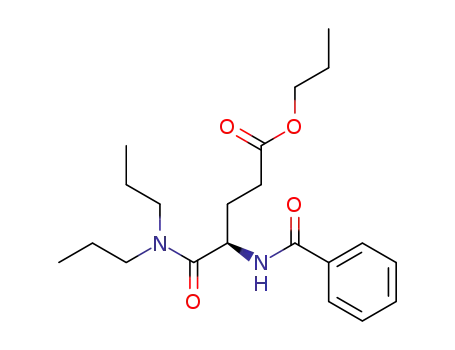 N-benzoyl-N',N'-dipropyl-R-isoglutamine propyl ester