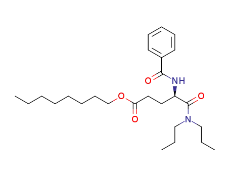 N-benzoyl-N',N'-dipropyl-R-isoglutamine octyl ester