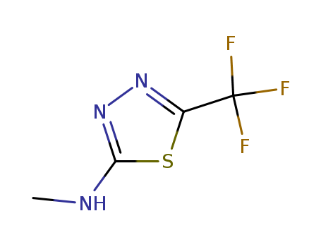 2-Methylamino-5-(trifluoromethyl)-1,3,4-thiadiazole