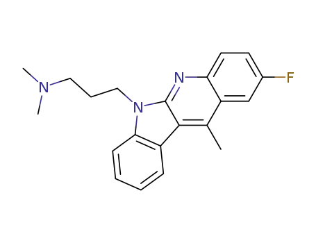 2-fluoro-11-methyl-6-[3-(dimethylamino)propyl]-6H-indolo[2,3-b]quinoline