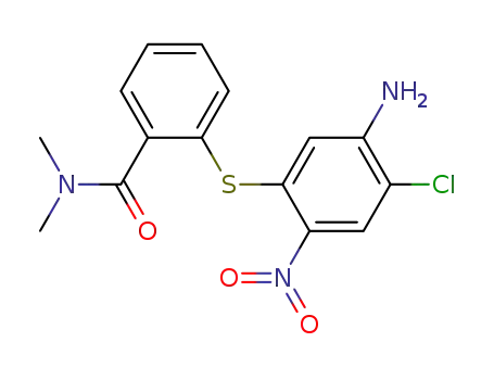 2-(5-Amino-4-chloro-2-nitro-phenylthio)-N,N-dimethyl-benzamide