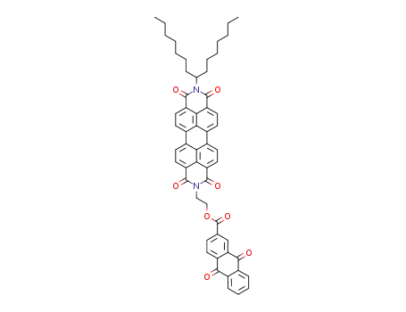 N-(1-heptyloctyl)-N'-(2-ethyloxycarbonyl-2'-anthraquinonyl)-perylene-3,4:9,10-tetracarboxylic bisimide