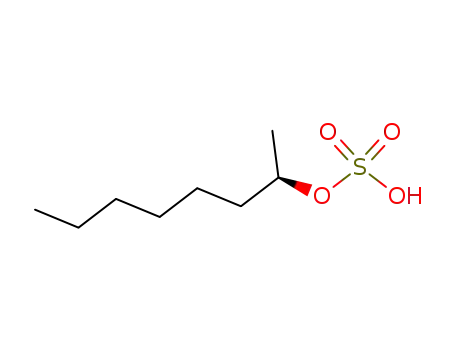 Molecular Structure of 74403-68-2 (2-Octanol, hydrogen sulfate, (R)-)