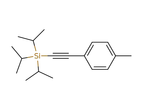 [2-(4-methylphenyl)ethynyl]tris(propan-2-yl)silane