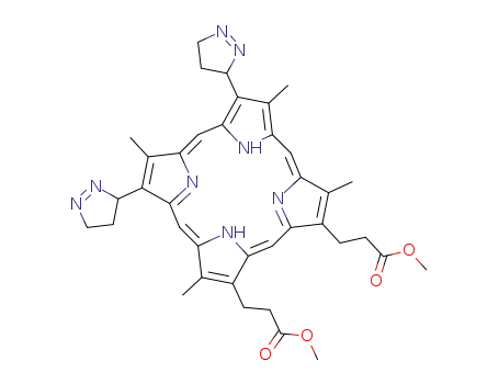 3,8-di-[3'(R,S)-(1'-pyrazolinyl)]-deuteroporphyrin IX dimethyl ester