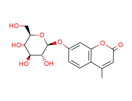 Molecular Structure of 18997-57-4 (4-Methylumbelliferyl-beta-D-glucopyranoside)