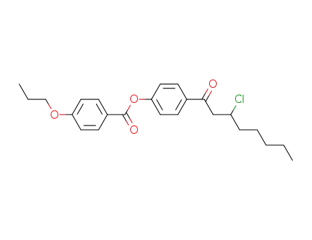 4-(3-chlorooctanoyl)phenyl 4-propoxybenzoate