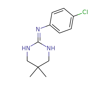 4-chloro-N-[3,4,5,6-tetrahydro-5,5-dimethyl-1H-pyrimidin-2-ylidene]aniline