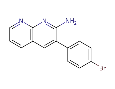 2-amino-3-(p-bromophenyl)-1,8-naphthyridine