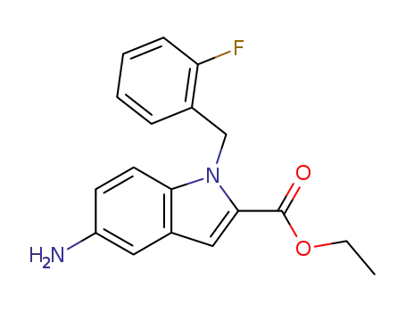 ethyl 5-amino-1-(2-fluorobenzyl)-1H-indole-2-carboxylate