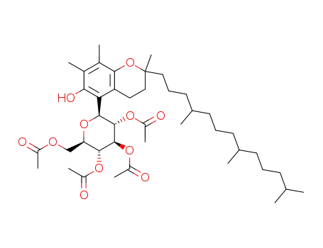 Acetic acid (2S,3S,4R,5R,6R)-4,5-diacetoxy-6-acetoxymethyl-2-[6-hydroxy-2,7,8-trimethyl-2-(4,8,12-trimethyl-tridecyl)-chroman-5-yl]-tetrahydro-pyran-3-yl ester
