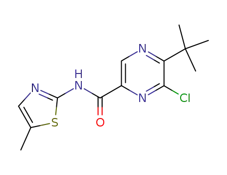 5-tert-butyl-6-chloro-pyrazine-2-carboxylic acid (5-methyl-thiazol-2-yl)-amide