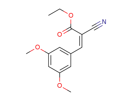 2-cyano-3-(3,5-dimethoxy-phenyl)-acrylic acid ethyl ester