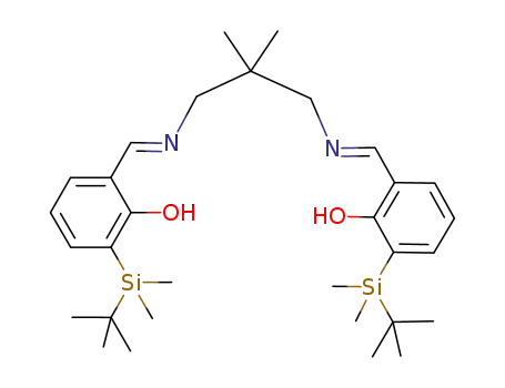 N,N'-bis[3-(tert-butyldimethylsilyl)salicylidene]-2,2-dimethyl-1,3-propanediamine