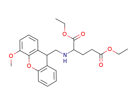 diethyl N-[(4-methoxy-9H-xanthen-9-yl)methyl]glutamate