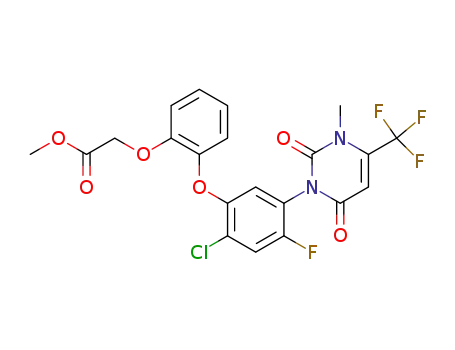 methyl [2-{2-chloro-4-fluoro-5-[3-methyl-2,6-dioxo-4-(trifluoromethyl)-1,2,3,6-tetrahydropyrimidin-1-yl]phenoxy}phenoxy]acetate