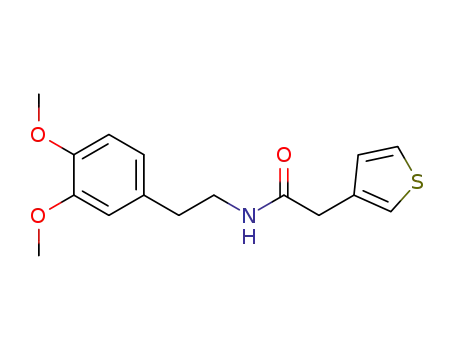 N-(3',4'-dimethoxy-β-phenethyl)-3-thienylacetamide