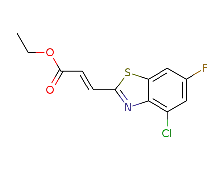 ethyl 3-(4-chloro-6-fluorobenzothiazol-2-yl)acrylate
