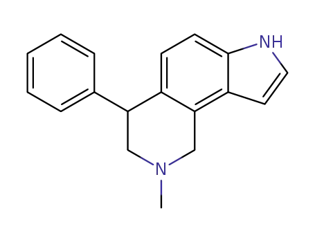 Molecular Structure of 389844-44-4 (1H-Pyrrolo[2,3-h]isoquinoline, 2,3,4,7-tetrahydro-2-methyl-4-phenyl-)