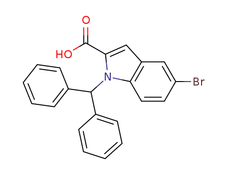 1-benzhydryl-5-bromo-1H-indole-2-carboxylic acid