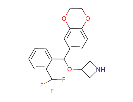 3-[2-(trifluoromethyl)-α-(2,3-dihydrobenzo[1,4]dioxin-6-yl)benzyloxy]azetidine