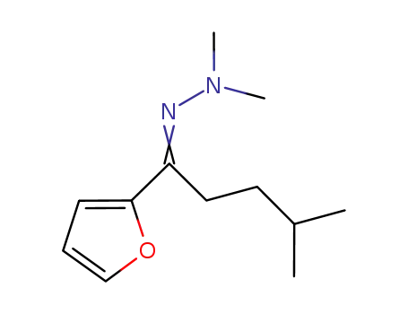 2-[(4-methyl-1-oxo)pentyl]furan N,N-dimethyl hydrazone