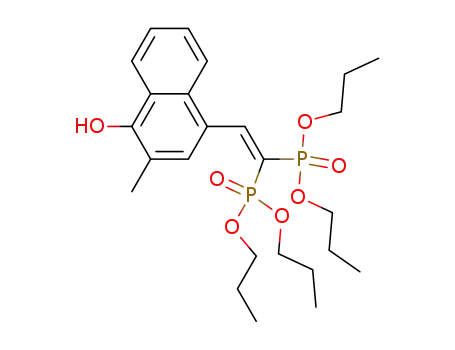 Tetra-n-propyl 2-[4-hydroxy-3-methyl-1-naphthyl]-ethenylidene-1,1-diphosphonate