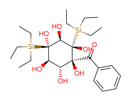 2,6-bis(triethylsilyl)-3-benzoyl-myoinositol