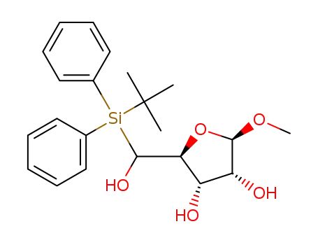 1-O-methyl 5-(t-butyldiphenylsilyl)-β-D-ribofuranoside
