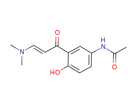 (E)-N-(3-(3-(dimethylamino)acryloyl)-4-hydroxyphenyl)acetamide