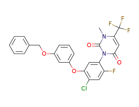 ([3-{2-chloro-4-fluoro-5-[3-methyl-2,6-dioxo-4-(trifluoromethyl)-1,2,3,6-tetrahydropyrimidin-1-yl]phenoxy}phenoxy]methyl)benzene