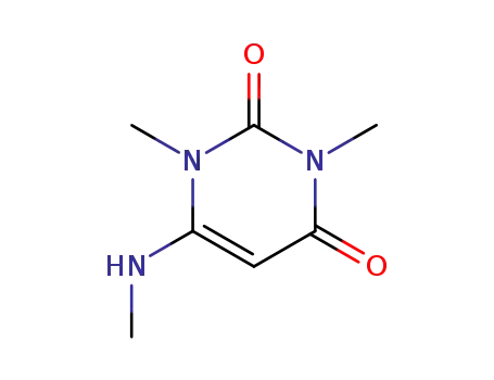 Molecular Structure of 5770-42-3 (6-METHYLAMINO-1,3-DIMETHYLURACIL)