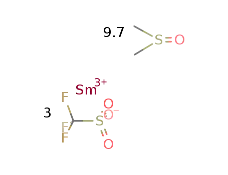 samarium(III) triflate - dimethylsulfoxide (1/9.7)