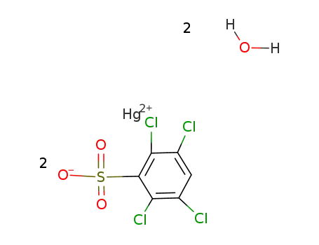 Hg(O3S-p-HC6Cl4)2