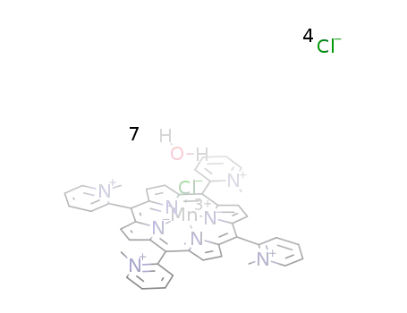 manganese(III) 5,10,15,20-tetra(2-N-methylpyridyl)porphyrin (Cl)5(H2O)7