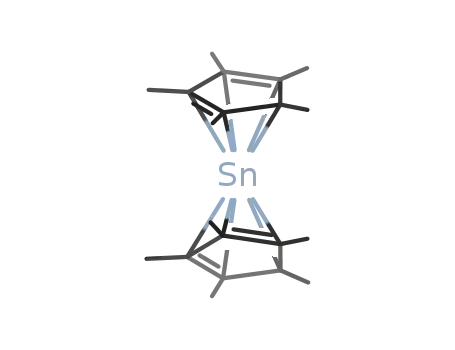 Molecular Structure of 68757-81-3 (Tin, bis-eta5-pentamethylcyclopentadienyl-)