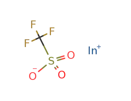 Molecular Structure of 675617-71-7 (Methanesulfonic acid, trifluoro-, indium(1+) salt)