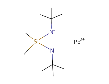Molecular Structure of 84806-16-6 ((dimethyl-tert-butylazanidyl-silyl)-tert-butyl-azanide; lead(+2) dihydride cation)
