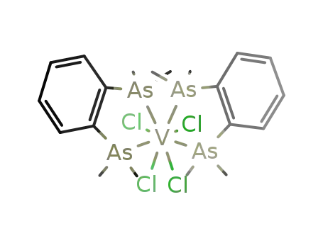 tetrachloro bis-(o-phenylene bis-dimethylarsine) vanadium (IV)