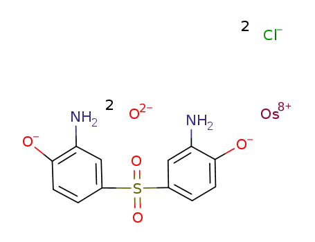 {OsO2(3,3'-diamino-4,4'-dihydroxydiphenylsulphone)}Cl2