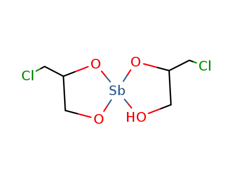 Molecular Structure of 139006-20-5 (1-Propanol, 3-chloro-2-[[4-(chloromethyl)-1,3,2-dioxastibolan-2-yl]oxy]-)