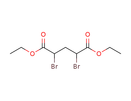 2,4-dibromoglutaric acid diethyl ester