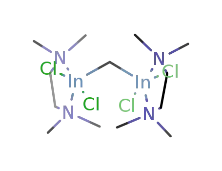 Cl2InCH2InCl2((CH2N(CH3)2)2)2