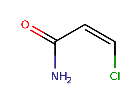 Molecular Structure of 78708-26-6 (2-Propenamide, 3-chloro-, (Z)-)