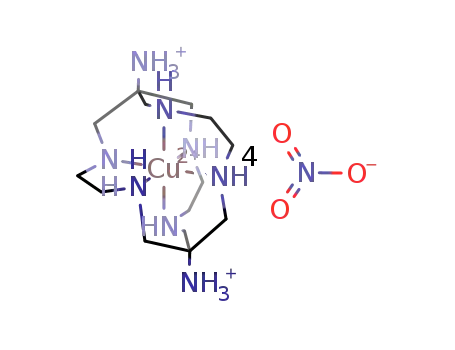 (1,8-diammonio-3,6,10,13,16,19-hexaazabicyclo[6.6.6]icosane) copper(II) nitrate
