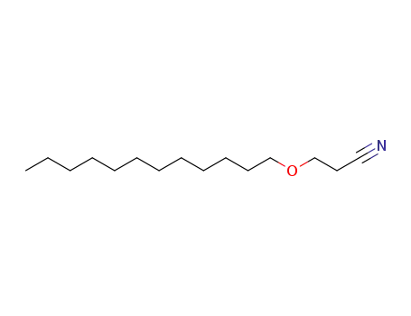 Molecular Structure of 56637-94-6 (3-(dodecyloxy)propiononitrile)