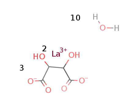 lanthanum(III) tris-tartrato lanthanate(III) decahydrate