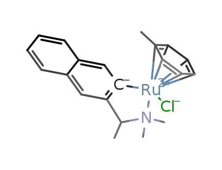(η(6)-toluene)RuCl(C10H6CH(Me)NMe2)